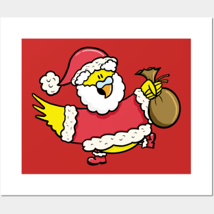 Budgie Santa is Coming to Town! Posters and Art